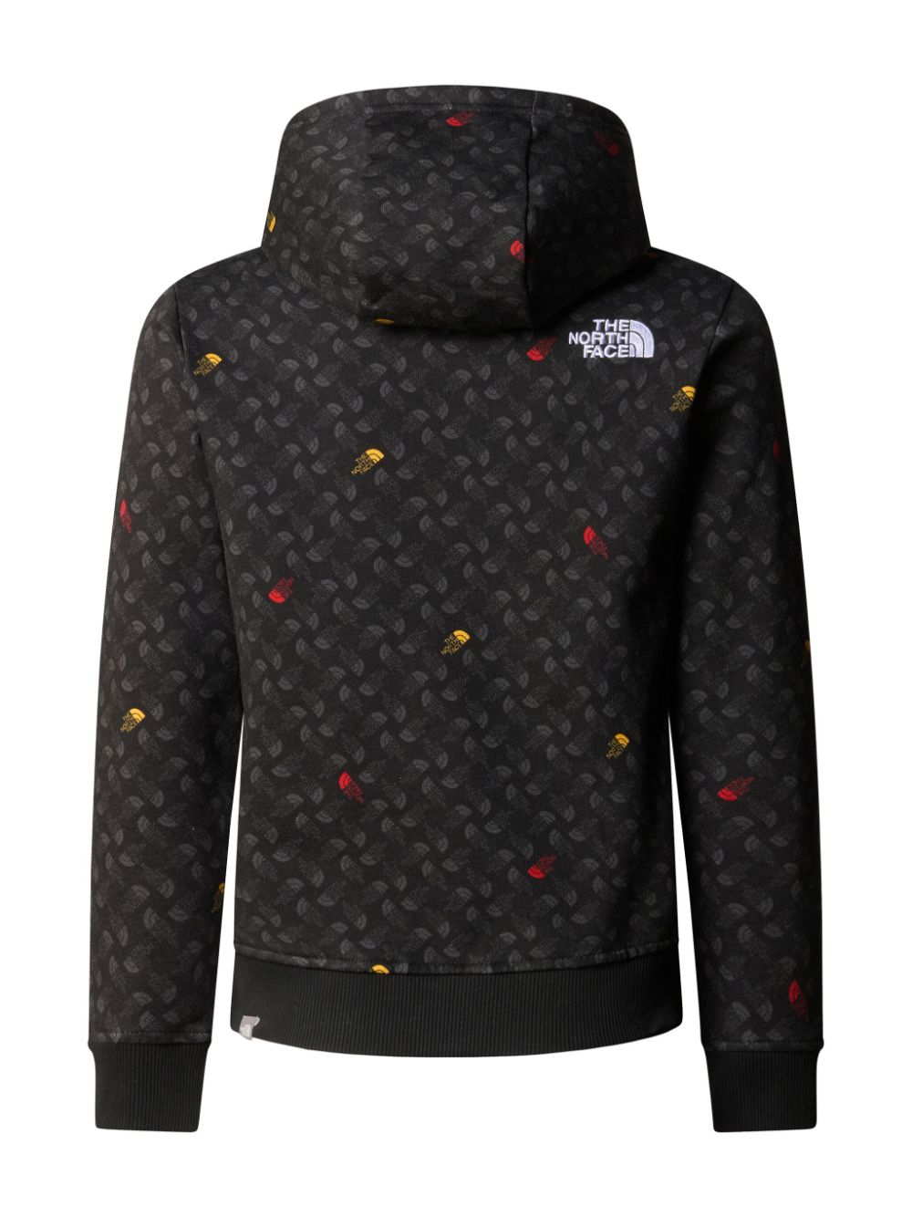 The North Face Kids Katoenen hoodie met geborduurd logo - Zwart