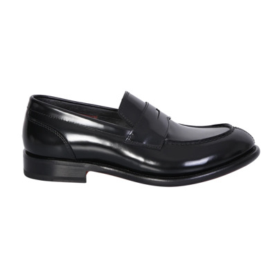 Tijdloze zwarte loafers voor heren Santoni , Black , Heren