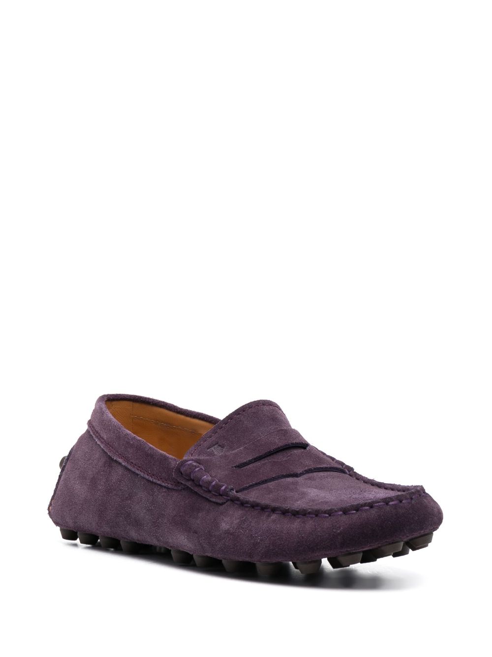 Tod's Gommino suède loafers - Paars