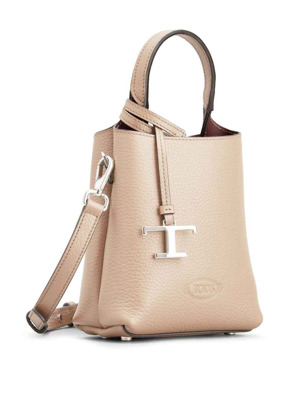 Tod's Shopper met logo - Beige