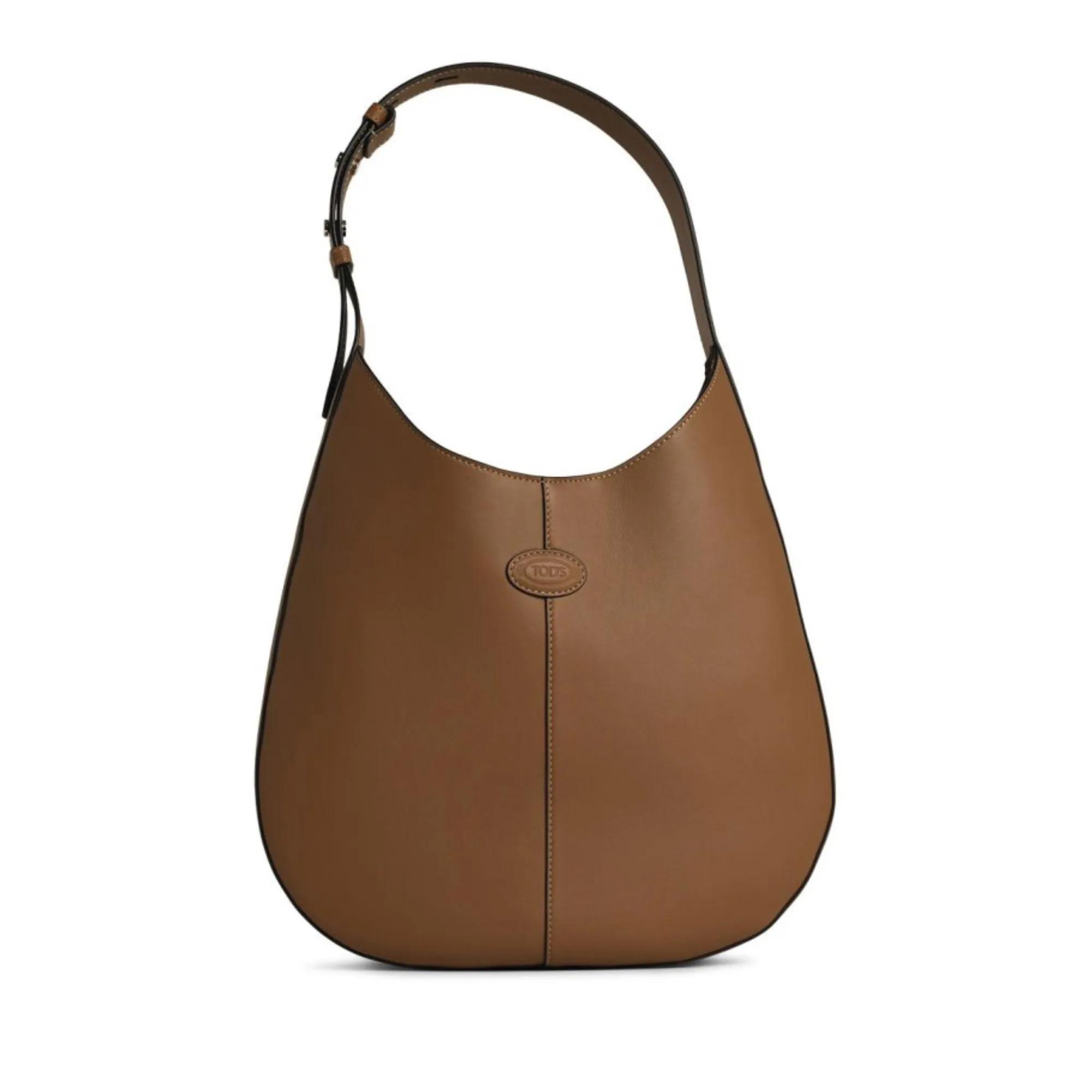 Tod's Totes & shoppers - 'Hobo' Brown Leather Bag in bruin