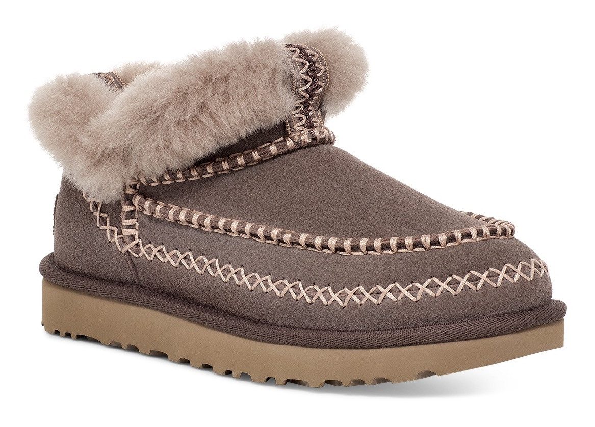 UGG Boots zonder sluiting CLASSIC ULTRA MINI ALPINE , huispantoffel, mule, winterlaarzen met gepolsterde voetbed