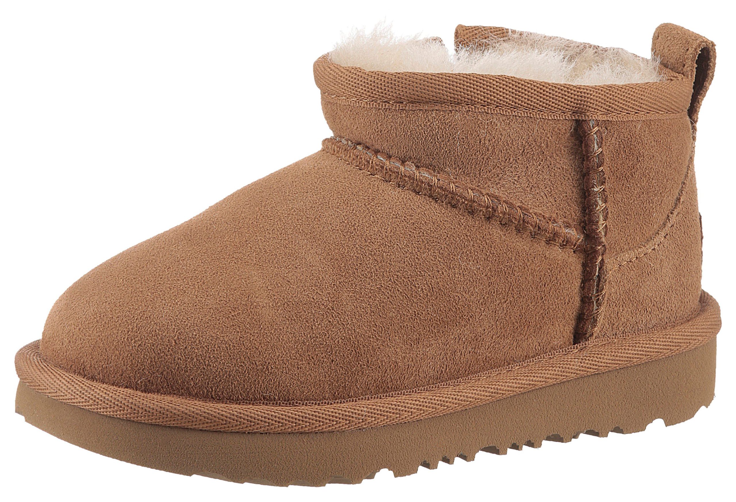 UGG Winterlaarzen Classic Ultra Mini , instaplaarzen, winterlaarzen, kinderlaarzen met binnenrits