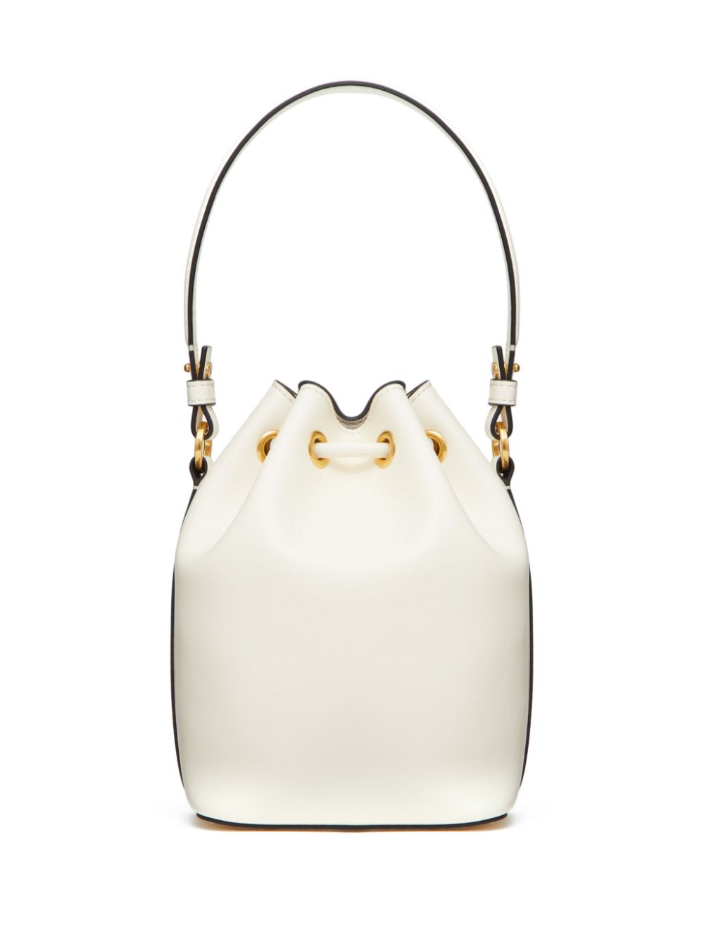 Valentino Garavani Vlogo leren bucket-tas - Wit