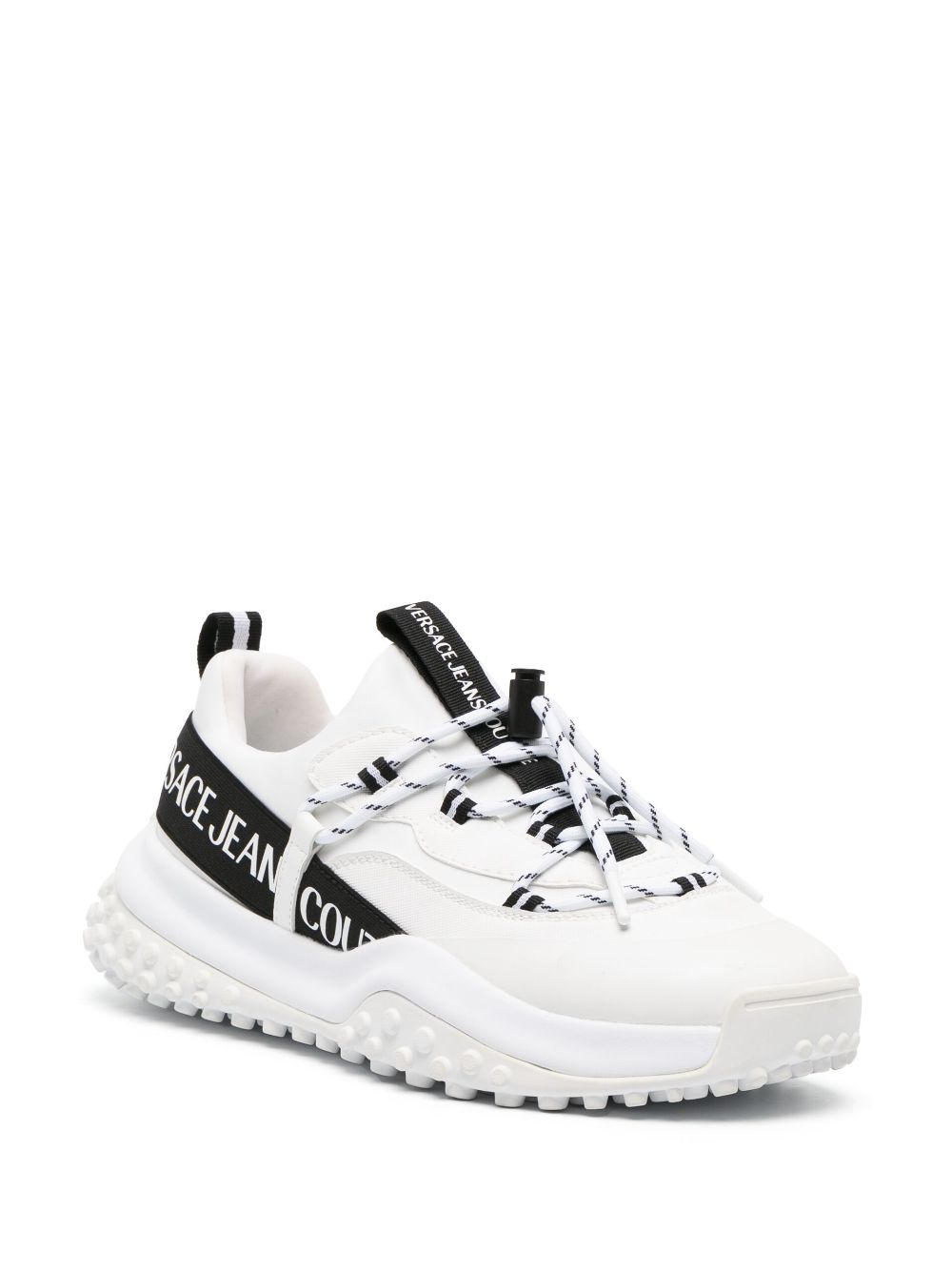 Versace Jeans Couture Sneakers met logoprint - Wit