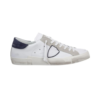 Vintage Witte Sneakers voor Heren Philippe Model , White , Heren