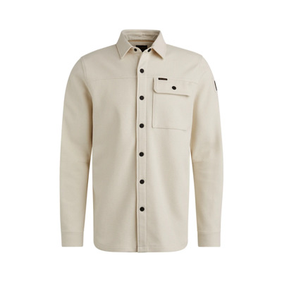 Wafel Dubbelzijdig Jersey Overhemd Jas PME Legend , Beige , Heren