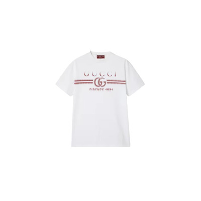 Zomer Strandclub Geïnspireerd T-shirt Gucci , White , Heren