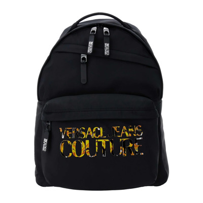 Zwarte Couture Tassen Versace Jeans Couture , Black , Heren