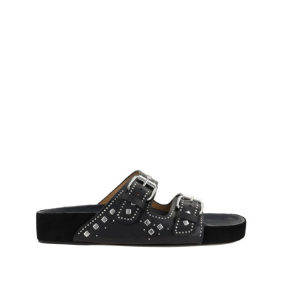 Zwarte Gesp Sluiting Stud Schoenen Isabel Marant , Black , Dames