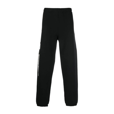 Zwarte Katoenen Casual Activewear Sweatpants Heron Preston , Black , Heren