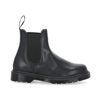 Zwarte Leren Chelsea Laarzen Dr. Martens , Black , Heren