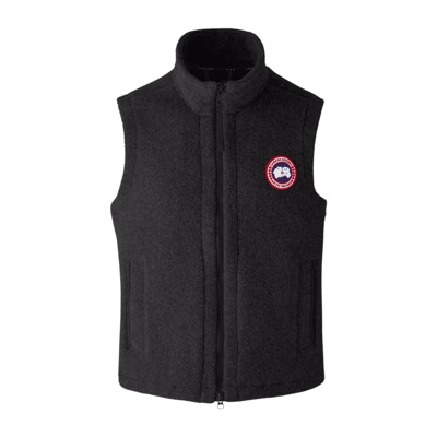 Zwarte Mersey Fleece Vest Canada Goose , Black , Heren