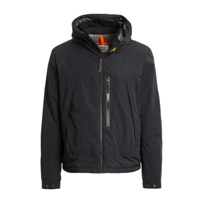 Zwarte Nivek Jas voor Mannen Parajumpers , Black , Heren