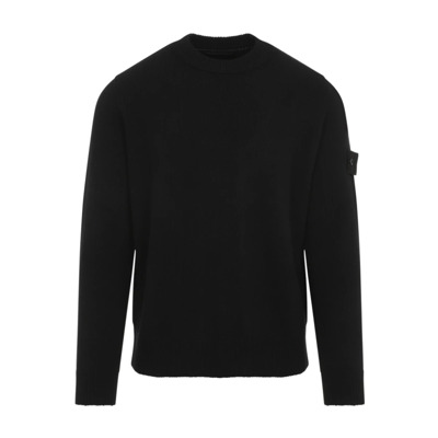 Zwarte Sweater Aw24 Herenmode Stone Island , Black , Heren