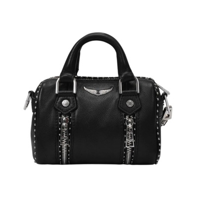 Zwarte leren Nano tas Zadig & Voltaire , Black , Dames