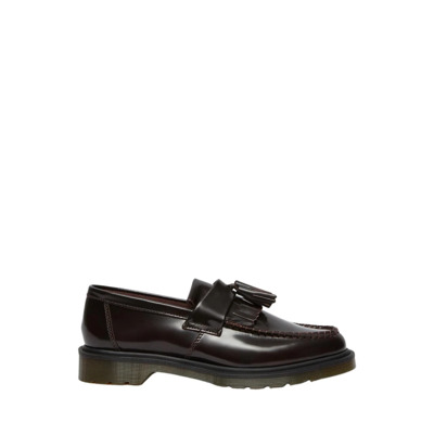 Arcadia Leren Adrian Loafers met Kwastjes Dr. Martens , Black , Dames