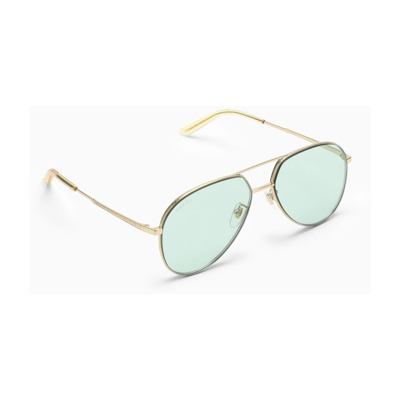 Aviator Zonnebril Gucci , Blue , Heren