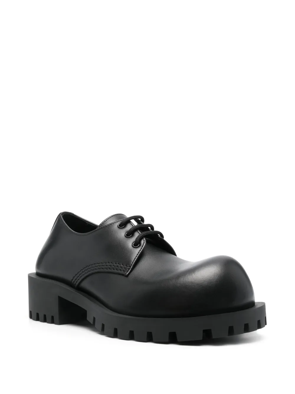 Balenciaga Leren Oxford schoenen - Zwart