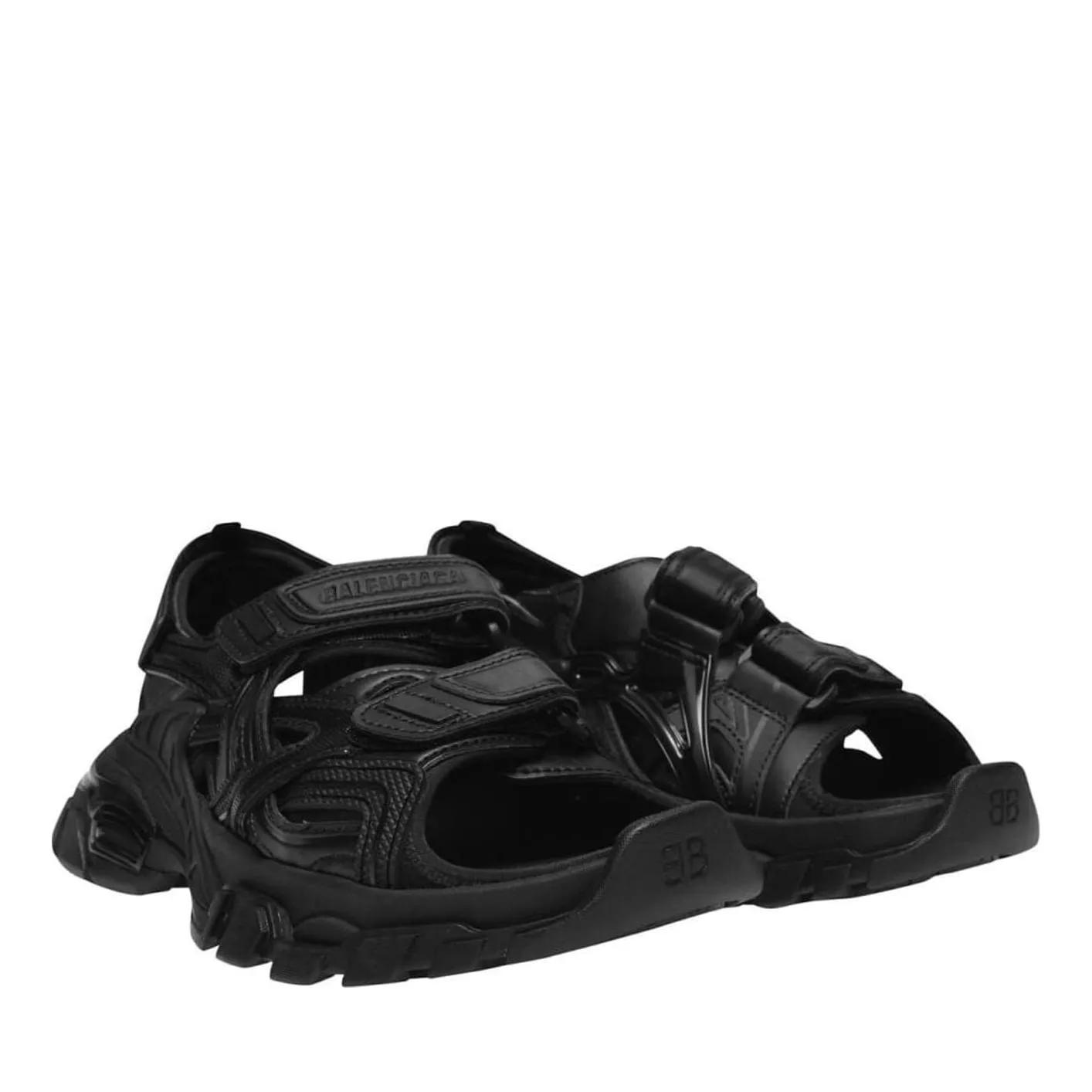 Balenciaga Sneakers - Track Logo Sandals in zwart