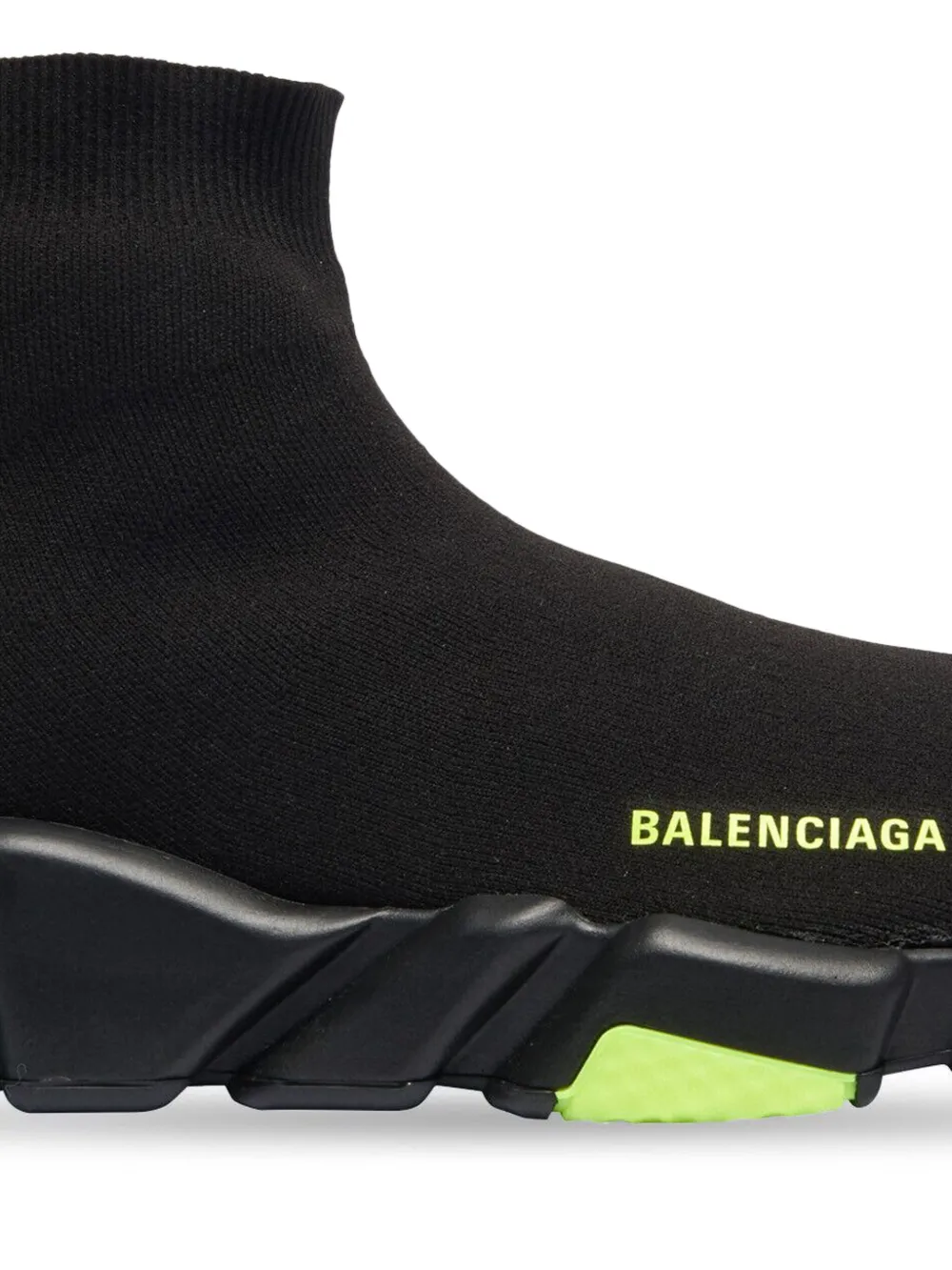 Balenciaga Speed sneakers met doorzichtige zool - Zwart