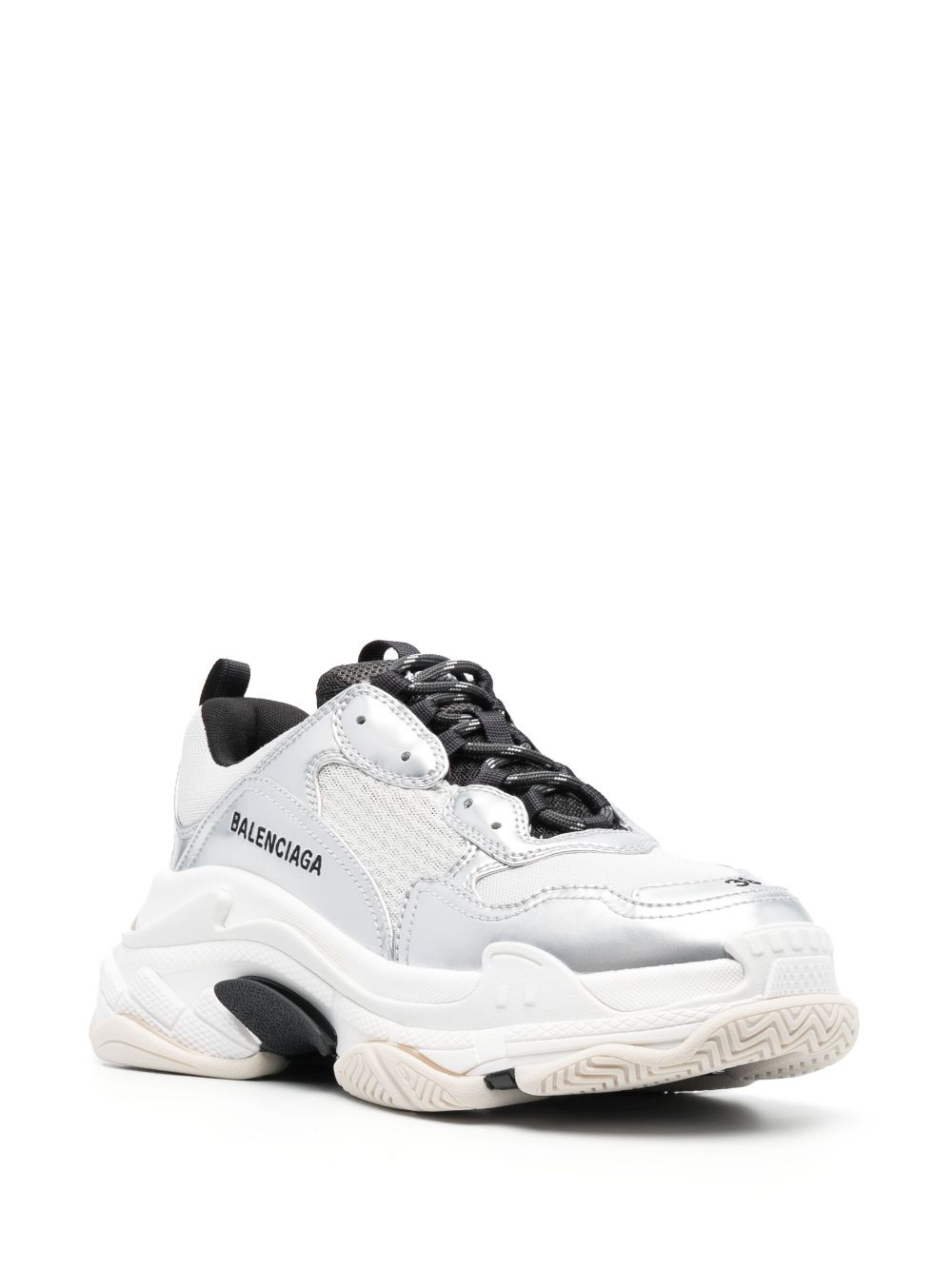 Balenciaga Triple S low-top sneakers - Zilver