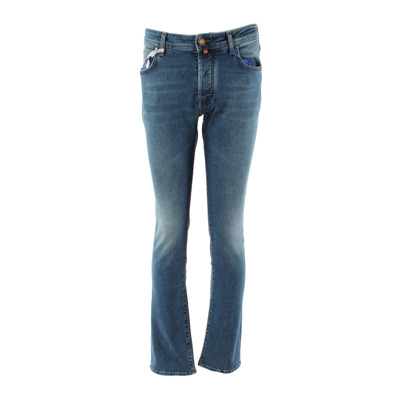 Bard Slim Jeans - Klassiek Blauw Jacob Cohën , Blue , Heren