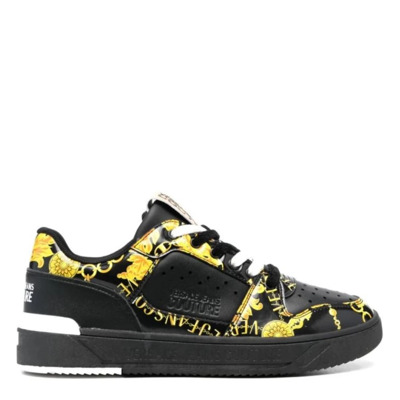 Barok Motief Print Sneakers Versace , Multicolor , Heren