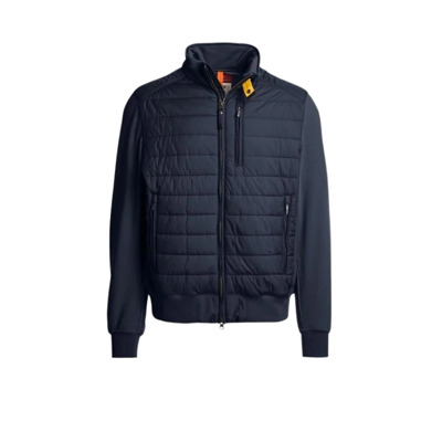 Blauw Navy Stijlvolle Jas voor Moderne Avonturen Parajumpers , Black , Heren