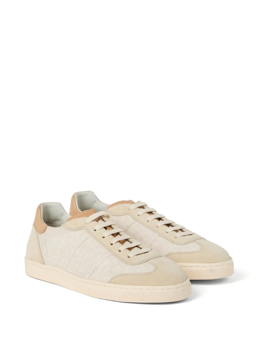 Brunello Cucinelli Gebreide sneakers - Beige