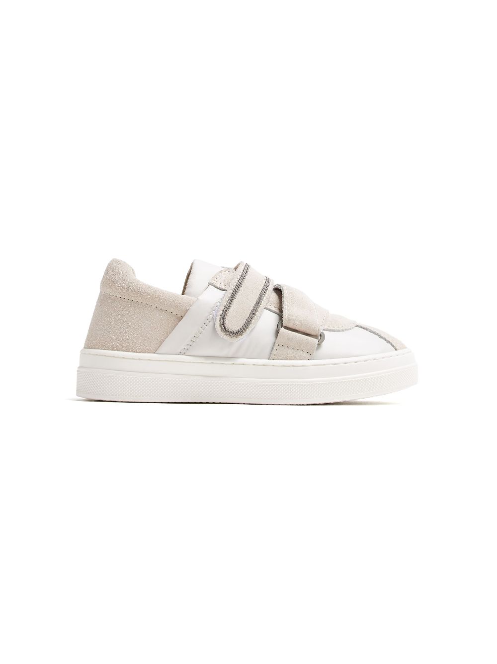 Brunello Cucinelli Sneakers met vlakken - Beige