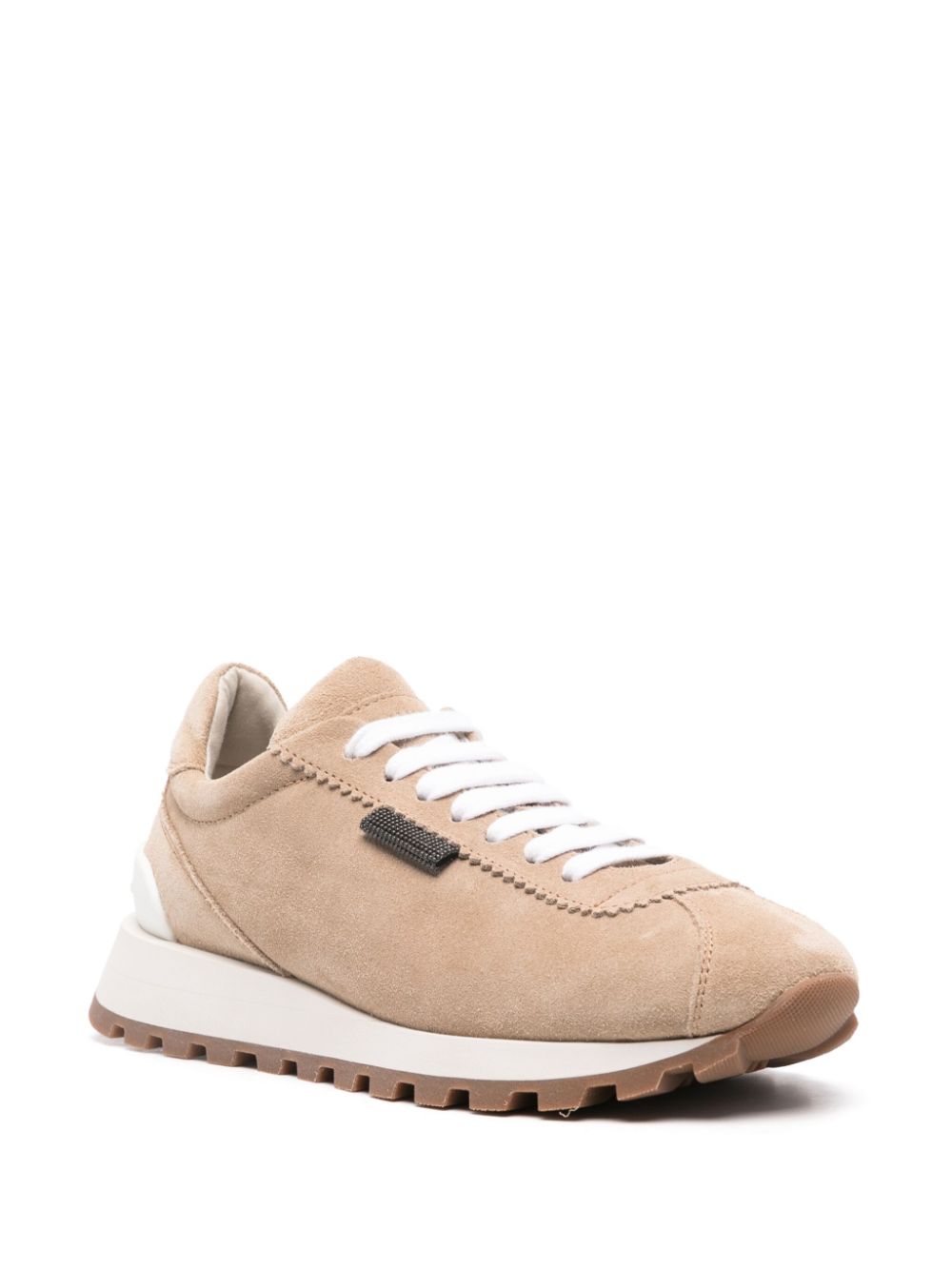 Brunello Cucinelli Suède sneakers - Beige