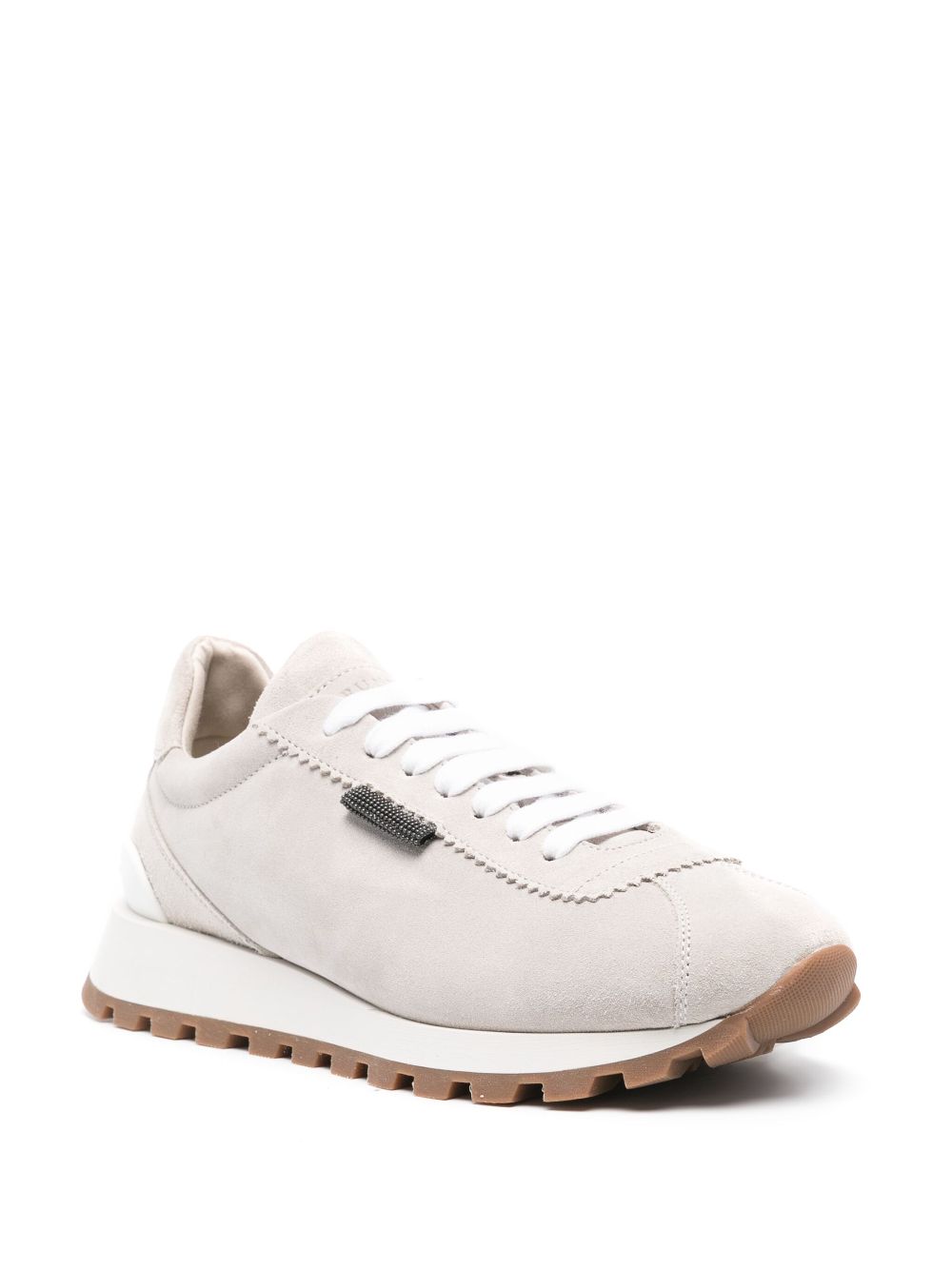 Brunello Cucinelli Suède sneakers - Grijs