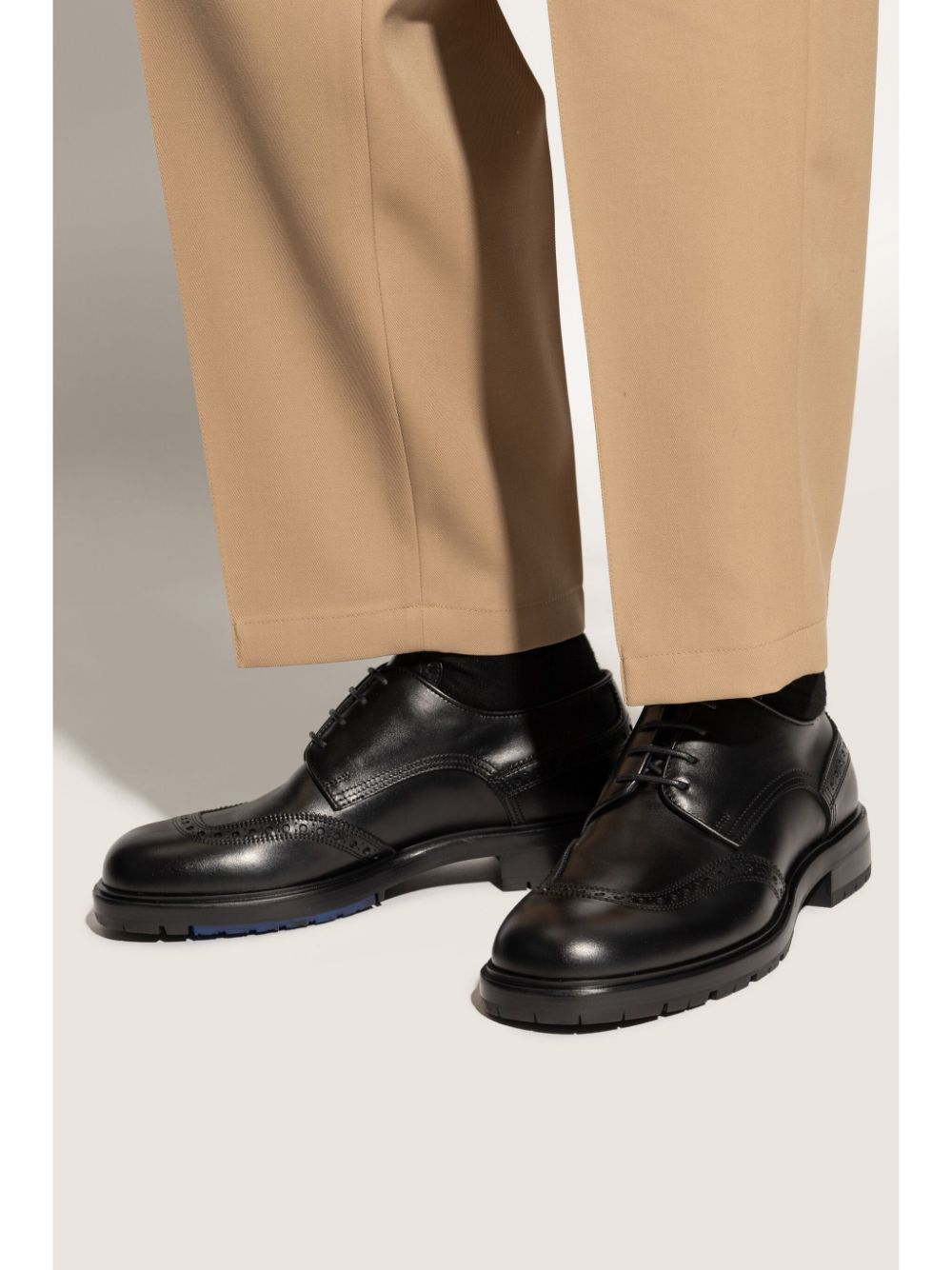 Burberry Leren Oxford schoenen - Zwart