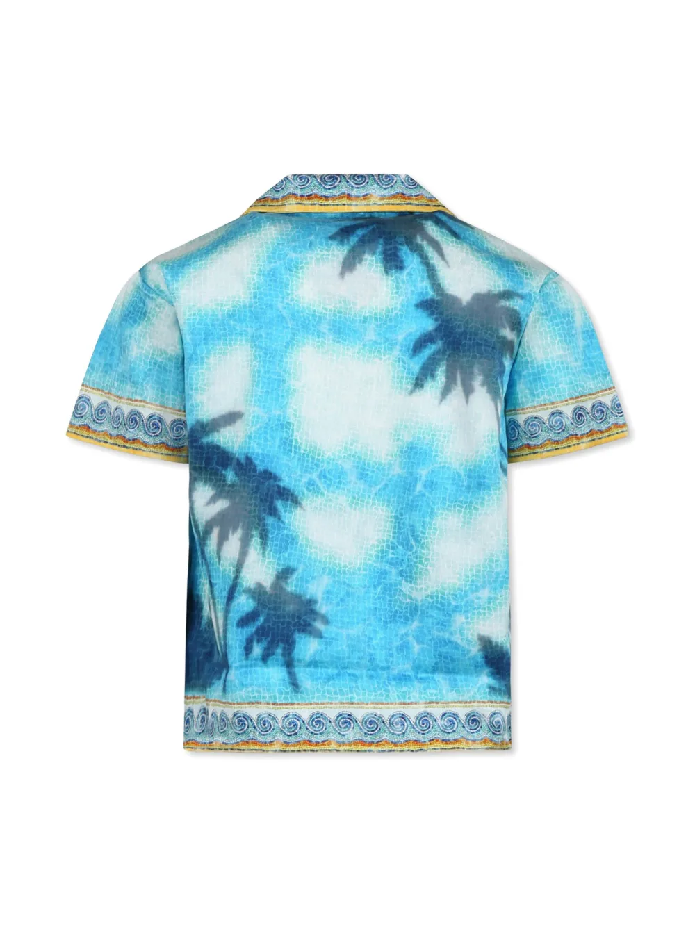 CASABLANCA KIDS printed shirt - Blauw