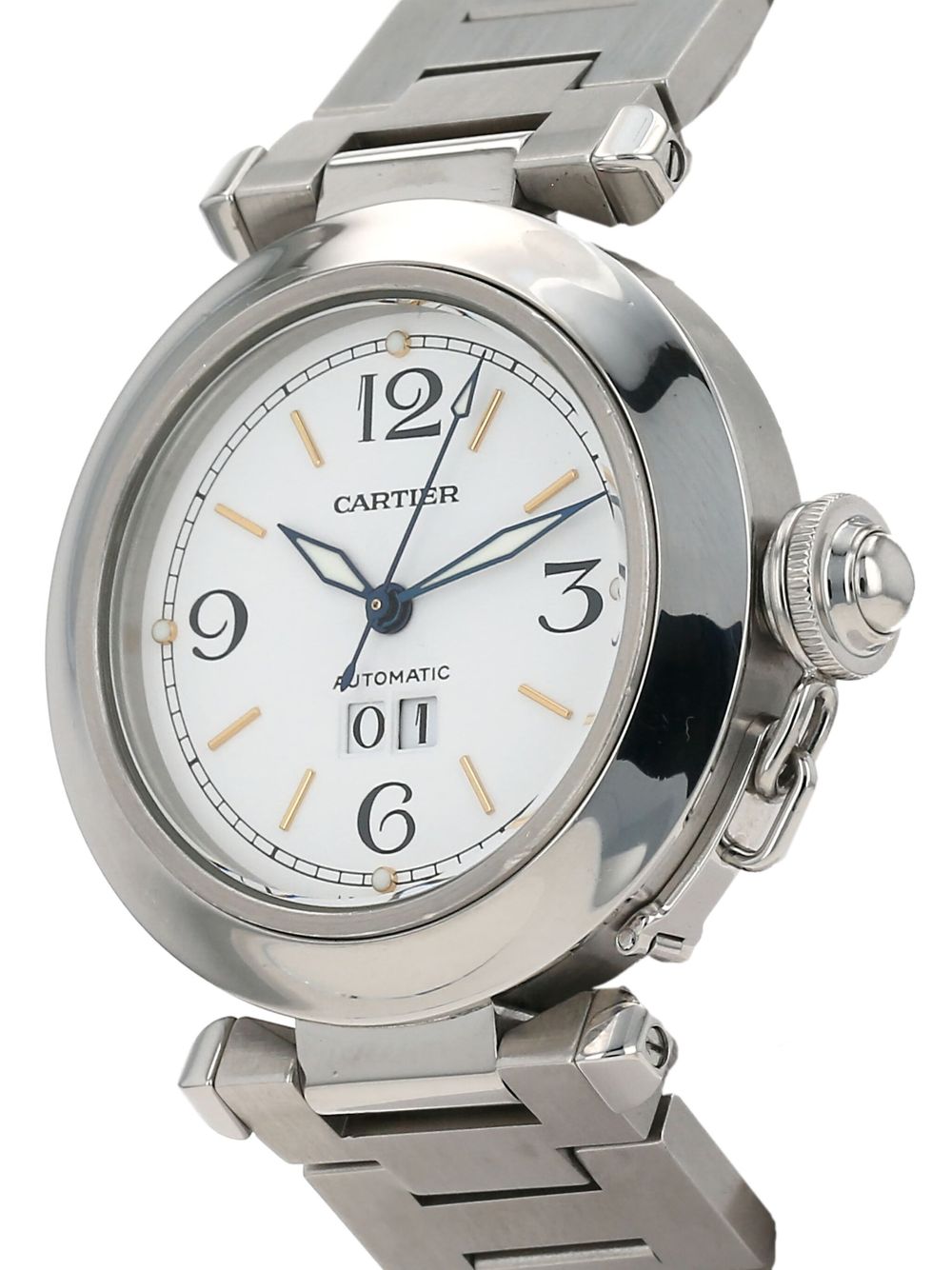 Cartier 2000 roestvrij stalen Pasha 35.5mm horloge - Wit