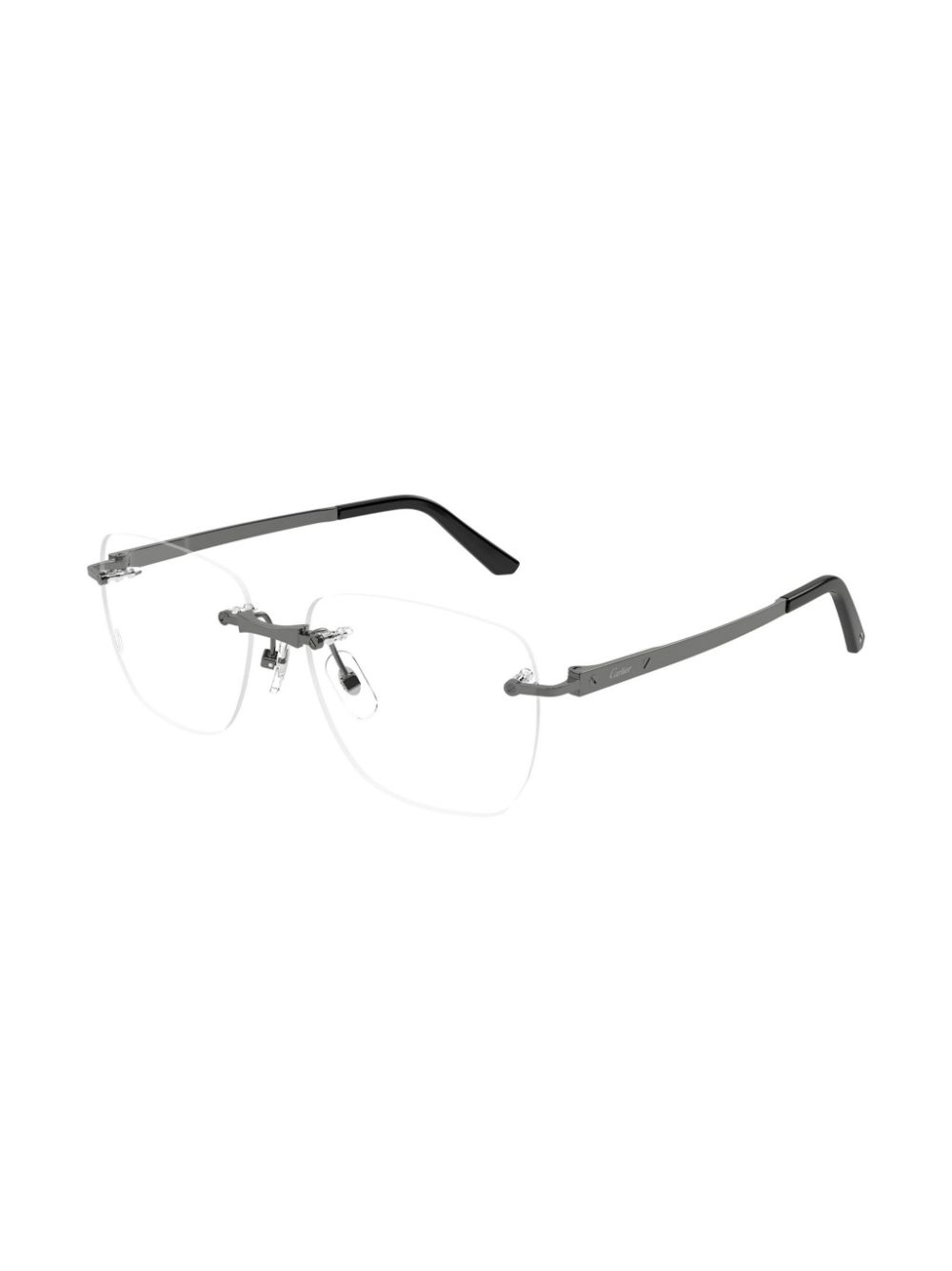 Cartier Eyewear Bril met geometrisch montuur - Grijs