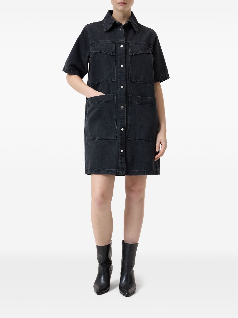 Closed Denim mini-jurk - Zwart