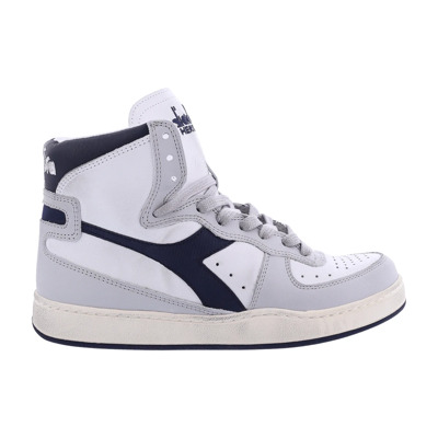 Dames Mi Basket Gebruikt Wit/Grijs Diadora , White , Dames