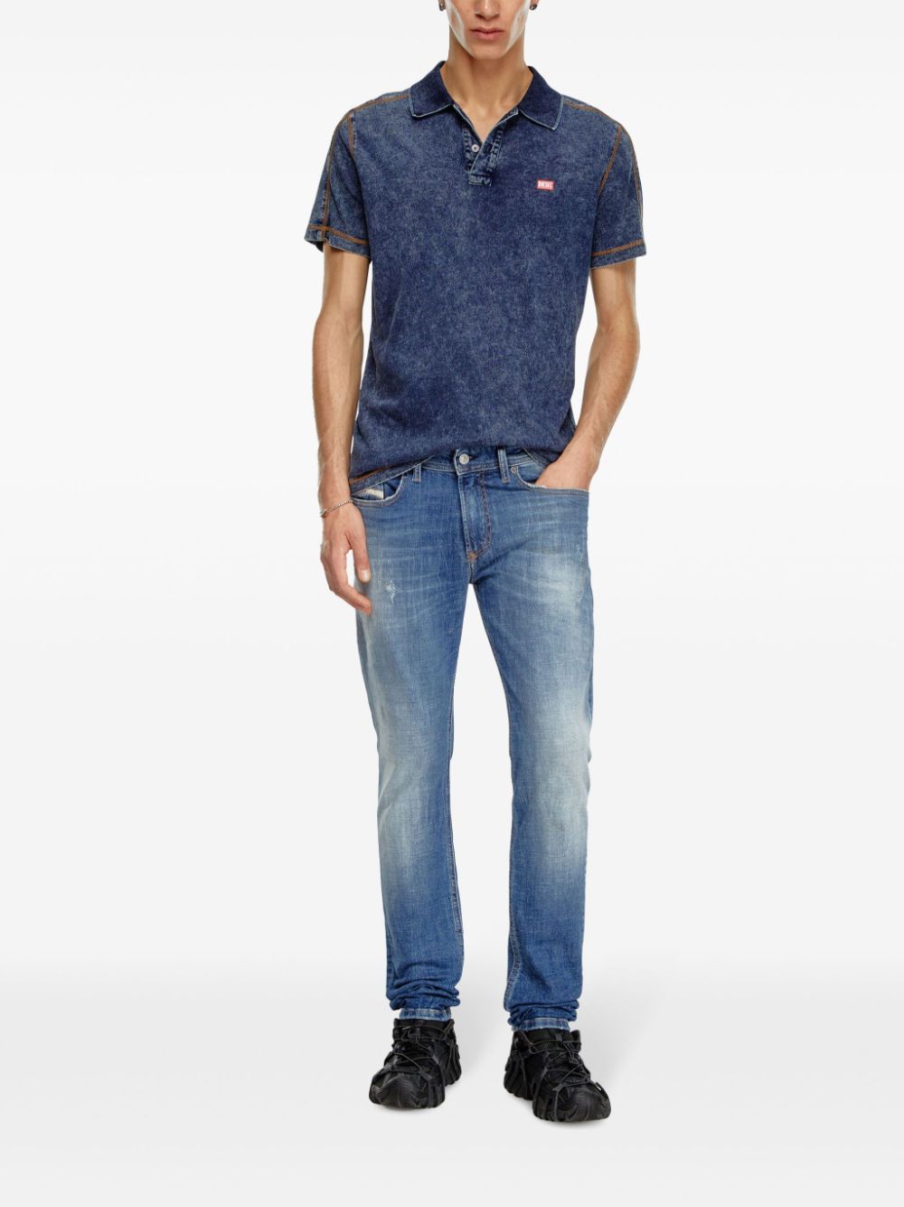 Diesel 1979 Sleenker 0grdf jeans - Blauw