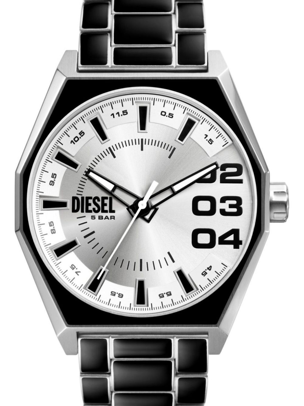 Diesel Dz2195 Scraper 43mm horloge - Zwart