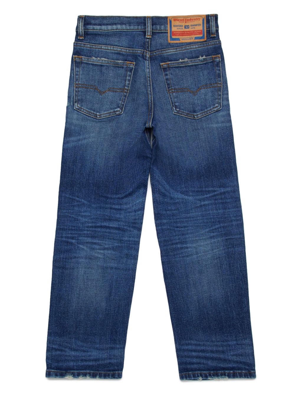 Diesel Kids Slim-fit jeans - Blauw