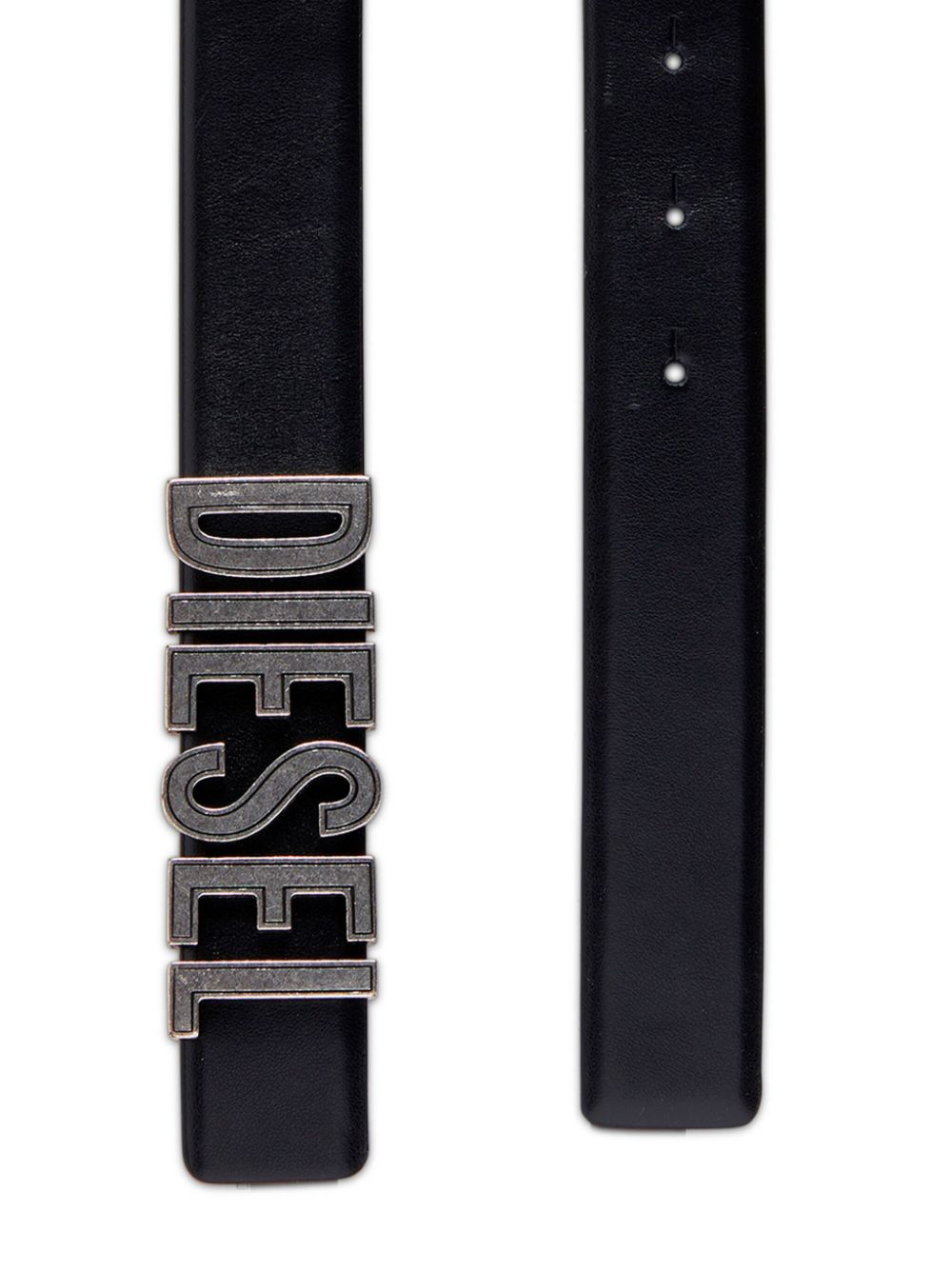 Diesel Leren riem - Zwart