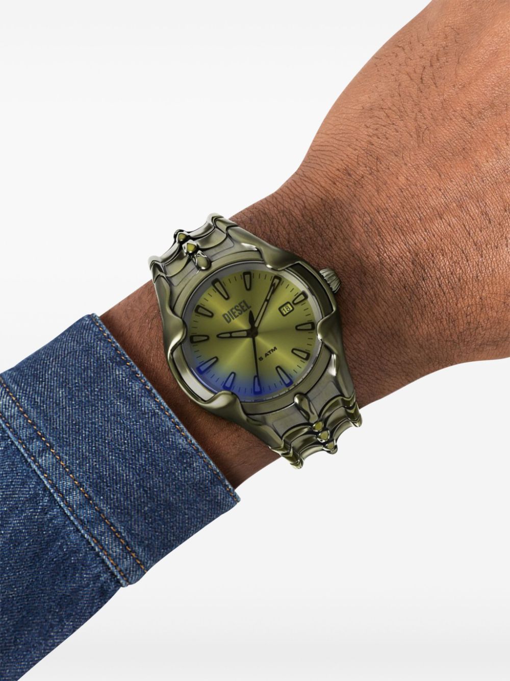 Diesel Vert 44mm horloge - Groen