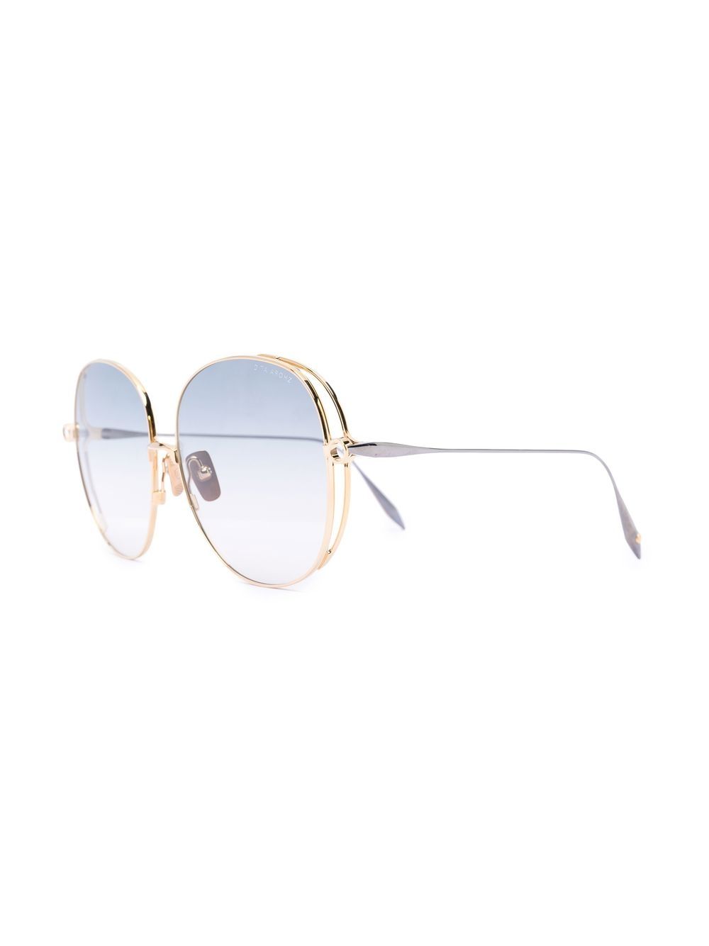 Dita Eyewear Zonnebril met oversized montuur - Goud