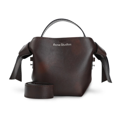 Donkerbruine Handtas Acne Studios , Brown , Dames