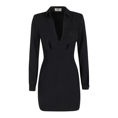 Elegante Jurk voor Speciale Gelegenheden Elisabetta Franchi , Black , Dames