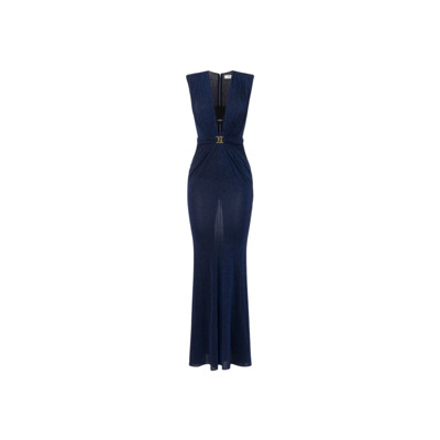 Elegante Jurk voor Speciale Gelegenheden Elisabetta Franchi , Blue , Dames