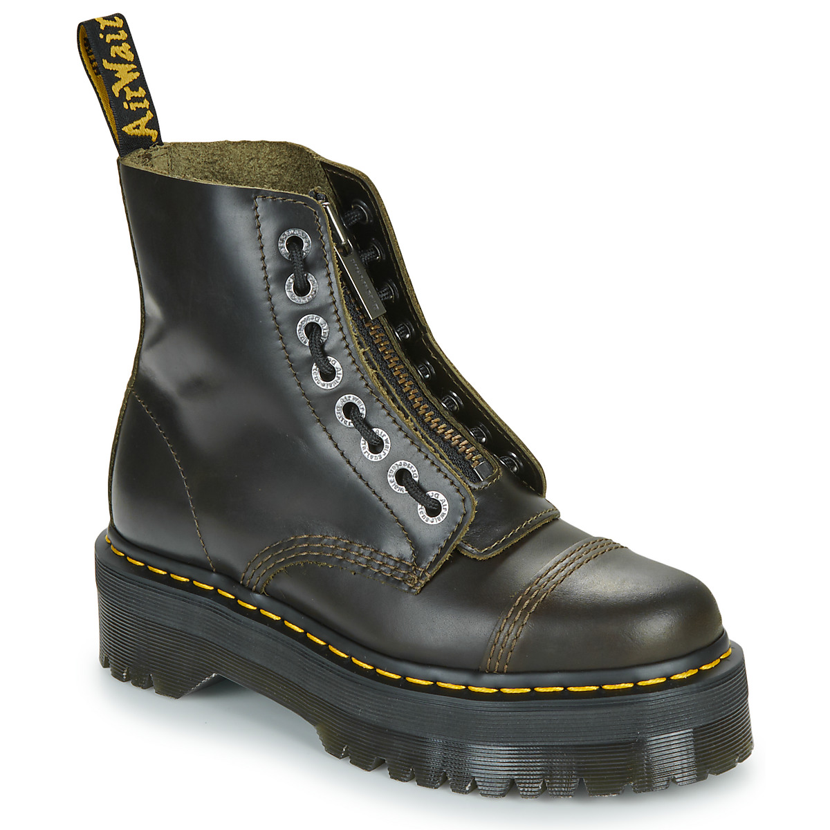 Enkellaarzen Dr. Martens Sinclair Dark Taupe Orleans