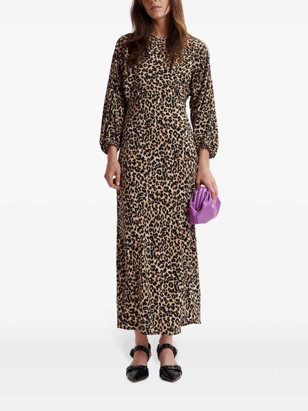 Essentiel Antwerp Ganger maxi-jurk - Zwart